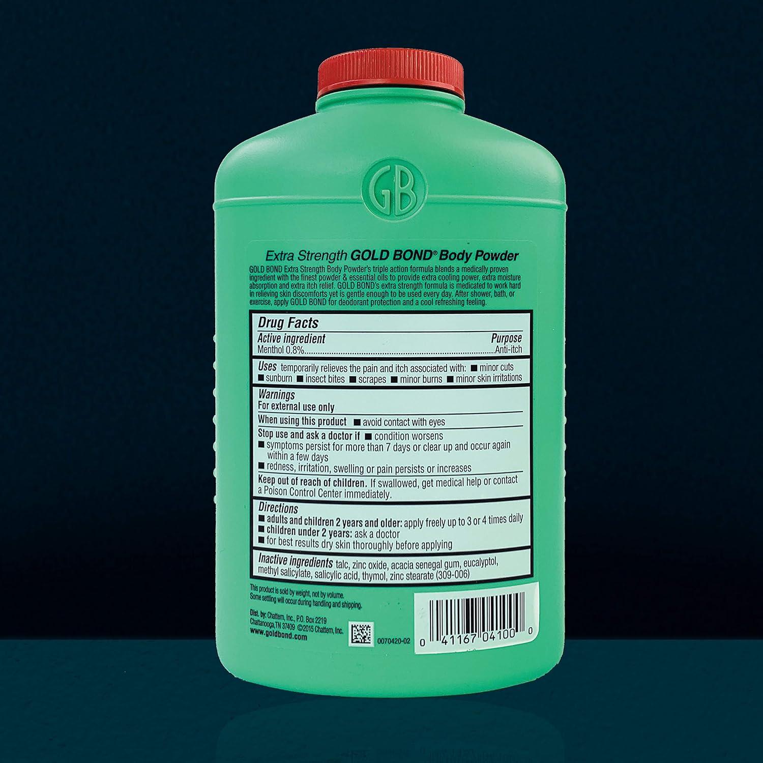 imageGold Bond Extra Strength Medicated Body Powder 10 oz Cooling Absorbing ampamp Itch Relief10 Ounce Pack of 1