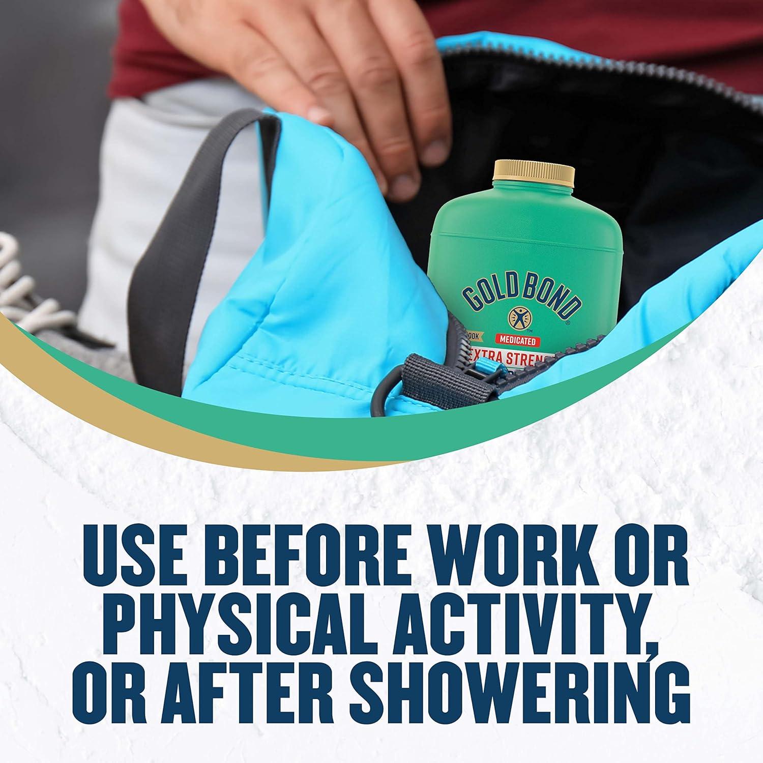 imageGold Bond Extra Strength Medicated Body Powder 10 oz Cooling Absorbing ampamp Itch Relief10 Ounce Pack of 2