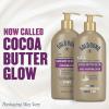 Gold Bond Cocoa Butter Glow Daily Hydrating Lotion with Shea Butter, Cocoa Butter & Coconut Oil, Exfoliating Moisturizer for Dry Skin, 24 oz.(14 Ounce (Pack of 1))